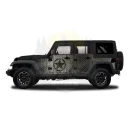 Panele Ochronne 30 star Jeep Wrangler JK 4D - na stałe